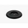 Backplate 1-1/2-in in Matte Black