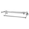 Nicole A7726-24-PC Towel Rack Traditional in Polished Chrome