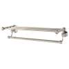 Nicole A7726-24-SN Towel Rack Traditional in Satin Nickel
