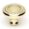 Rope A812-38-PB Knob Traditional 1-1/2-in in Polished Brass