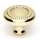 Rope A812-38-PB Knob Traditional 1-1/2-in in Polished Brass