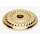Backplate Traditional 1-in in Polished Brass