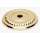 Backplate Traditional 1-1/4-in in Polished Brass