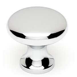 A814-1-PC Knob Traditional 1-in in Polished Chrome