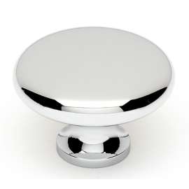A814-38-PC Knob Traditional 1-1/2-in in Polished Chrome