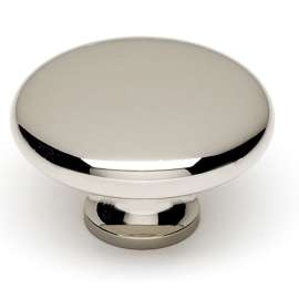 A814-45-PN Knob Traditional 1-3/4-in in Polished Nickel