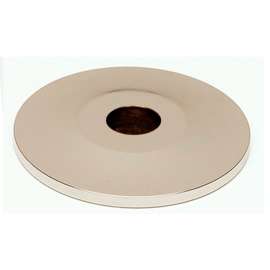 Knob Backplate Traditional 3/4-in in Polished Nickel