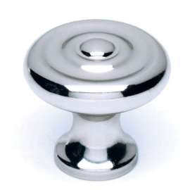 Knob Traditional 1-in in Polished Chrome