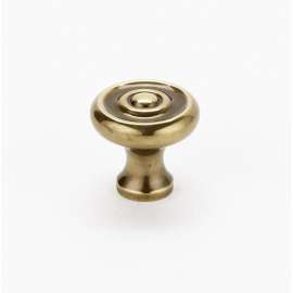 Knob Traditional 3/4-in in Polished Antique