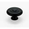 Rope A817-38-MB Knob Traditional 1-1/2-in in Matte Black
