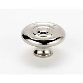 Rope A817-38-PN Knob Traditional 1-1/2-in in Polished Nickel