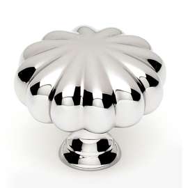Knob Traditional 1-1/4-in in Polished Chrome