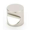 Contemporary I A823-1-PN Knob Modern 1-in in Polished Nickel