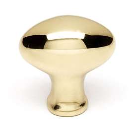 Contemporary A827-14-PB Knob Modern 1-1/4-in in Polished Brass