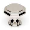 Contemporary A828-1-PN Knob Modern 1-in in Polished Nickel