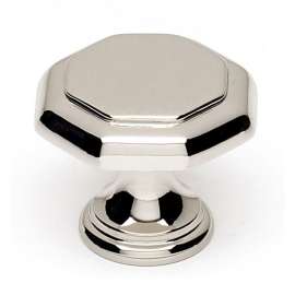 Contemporary A828-1-PN Knob Modern 1-in in Polished Nickel