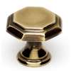 Knob Modern 1-in in Polished Antique