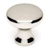 A814-34-PN Knob Traditional 3/4-in in Polished Nickel