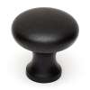 A814-34-MB Knob Traditional 3/4-in in Matte Black