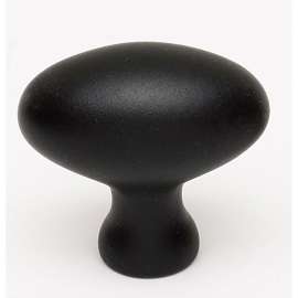 Knob Modern 1-3/8-in in Matte Black