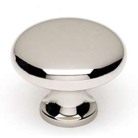 A814-14-PN Knob Traditional 1-1/4-in in Polished Nickel