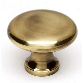 A814-14-PA Knob Traditional 1-1/4-in in Polished Antique