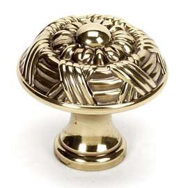 Knob Traditional 1-1/4-in in Polished Antique