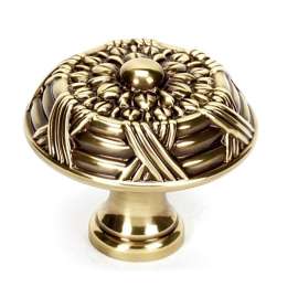 Knob Traditional 1-1/2-in in Polished Antique