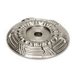 Backplate Traditional 1-5/8-in in Satin Nickel