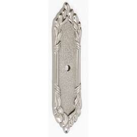 Backplate Traditional 4-1/4-in in Satin Nickel