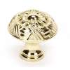 Knob Traditional 1-1/4-in in Polished Brass