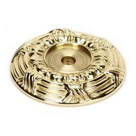 Backplate Traditional 1-5/8-in in Polished Brass