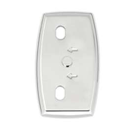 Base Plate Modern in Polished Chrome