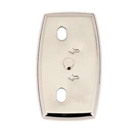 Base Plate Modern in Polished Nickel