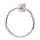 Modern Towel Ring 7-in in Polished Nickel