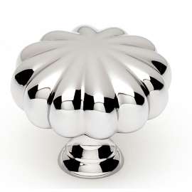 Knob Traditional 1-1/2-in in Polished Chrome