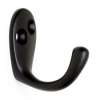Robe Hook Transitional 1-3/8-in in Matte Black