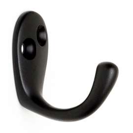 Robe Hook Transitional 1-3/8-in in Matte Black