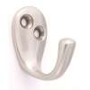 Robe Hook Transitional 1-3/8-in in Satin Nickel