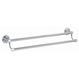 Embassy A9025-24-PC Double Towel Bar Traditional in Polished Chrome