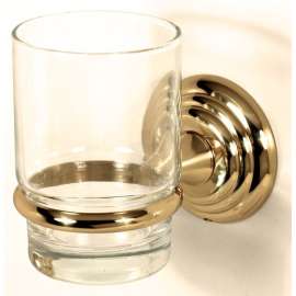 Embassy A9070-PB Traditional Tumbler Holder in Polished Brass