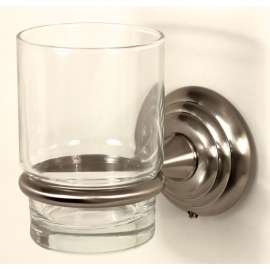 Embassy A9070-SN Traditional Tumbler Holder in Satin Nickel