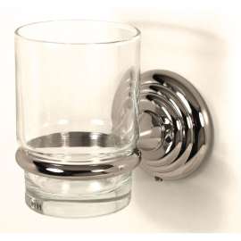 Traditional Tumbler Holder in Polished Nickel