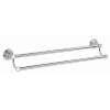 Double Towel Bar Traditional in Polished Nickel
