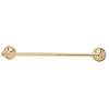Yale A9220-18-PB Towel Bar Traditional in Polished Brass