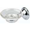 Soap Dish with Holder in Polished Chrome