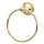 Towel Ring Traditional 6-in in Polished Brass