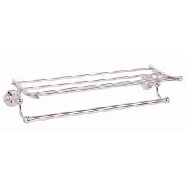 Towel Rack Traditional in Polished Nickel