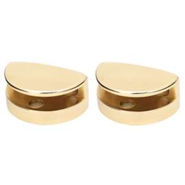 Modern Shelf Brackets 1-3/16-in in Polished Brass