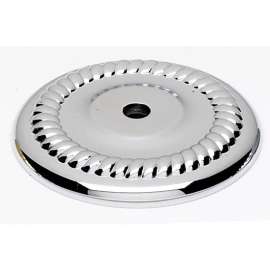 Backplate Traditional 1-1/2-in in Polished Chrome